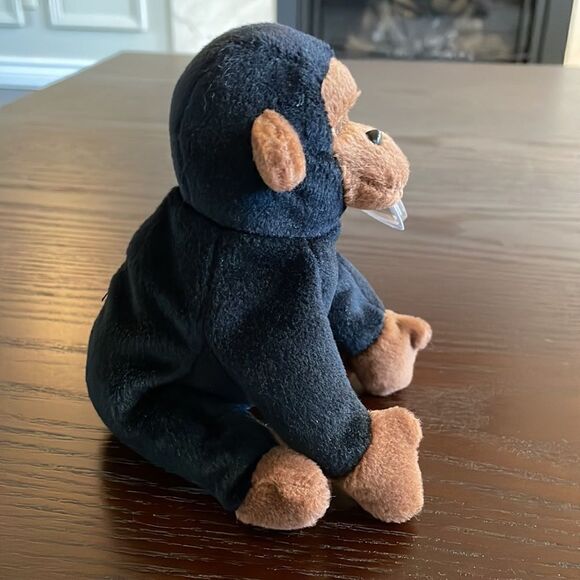 Ty Original Beanie Baby Congo the Gorilla Excellent Condition NWT PVC Pellets - Picture 2 of 6
